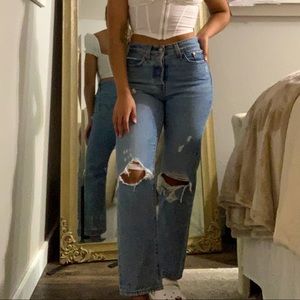 Levi’s wedgie mom jeans